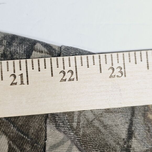 Vintage Walls Realtree Shirt Mens Button Up Patched Distressed No Size‎ Tag Camo - Picture 10 of 10